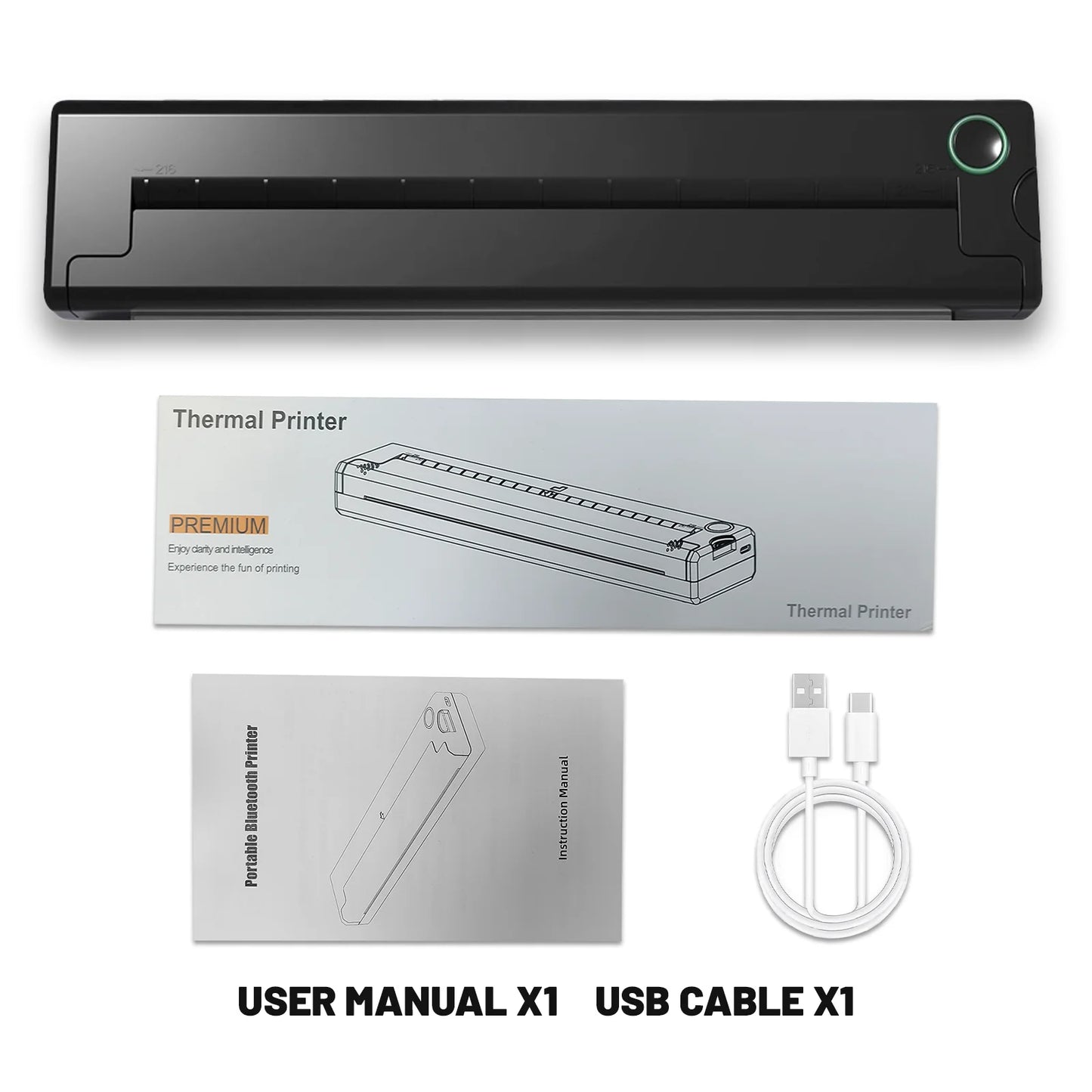 Portable A4 Thermal Printer Mini Tattoo Stencil Transfer Printer Multifunctional Tattoo Document Printer Wireless Bluetooth