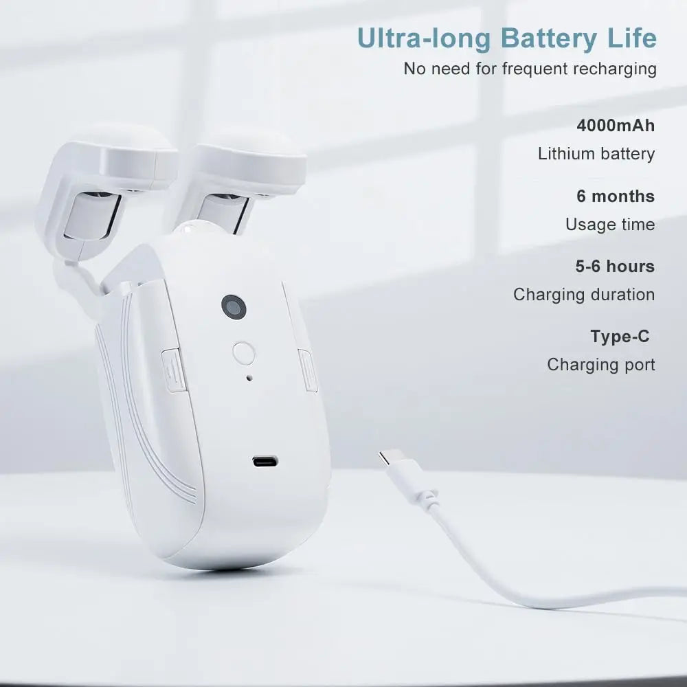 2 Pcs Electric Curtain Opener with Remote Control: Roman Rod/TU-Rail Motorized Curtains Quiet Operated Automatic Curtain Opener