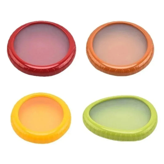 4Fresh Fruit Storage Box, Fruit Saver Containers,Fruit Storage Containers,Reusable Silicone Food Savers Fridge Storage Boxes