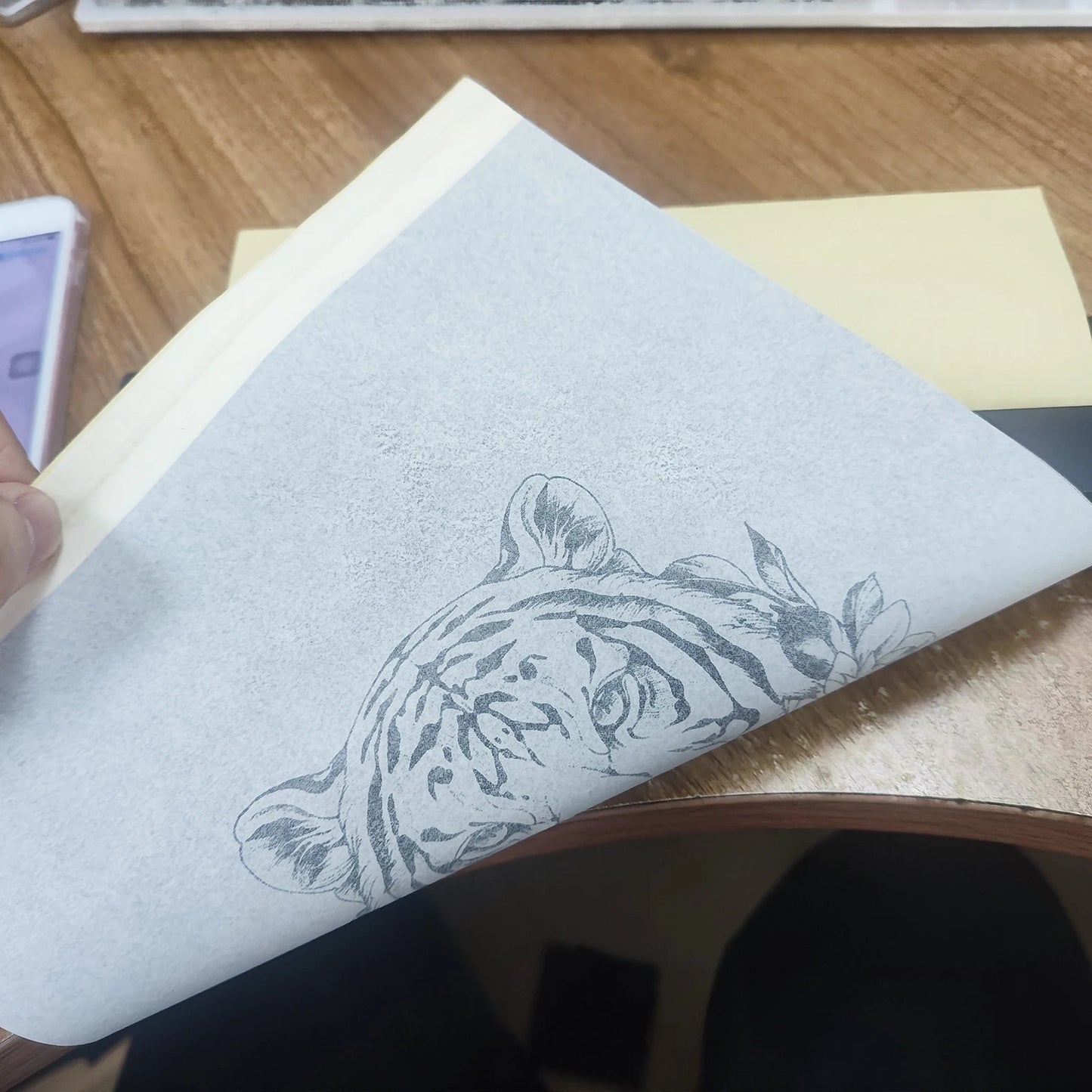 Portable A4 Thermal Printer Mini Tattoo Stencil Transfer Printer Multifunctional Tattoo Document Printer Wireless Bluetooth