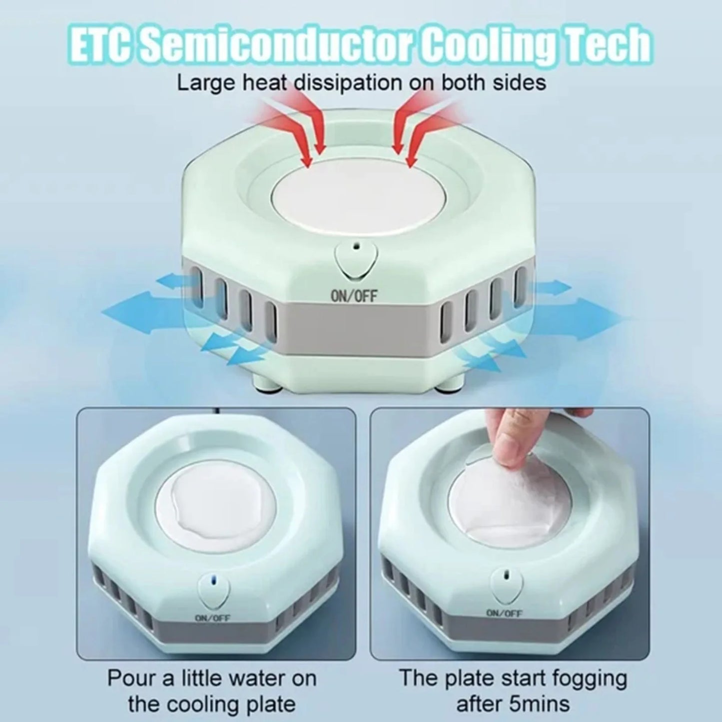 Mini Electric Cooling Water Cup Beverage Cooler Drinking Cooling Cup for Home Office Travelling Use
