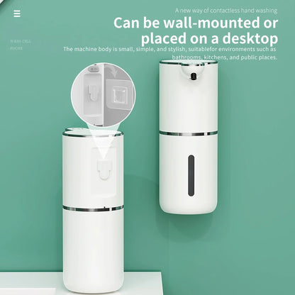 380ML Rechargeable Electric 4 Levels Adjustable Automatic Sensor Soap Dispenser Intelligent Hand Sanitizer Pump Washing Machine