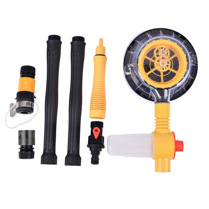 Automatic Rotating Car Wash Brush Kit 360° Rotating High Pressure Washer Mop 360° Rotation FOR Cars RVs Trucks Patios And Garden