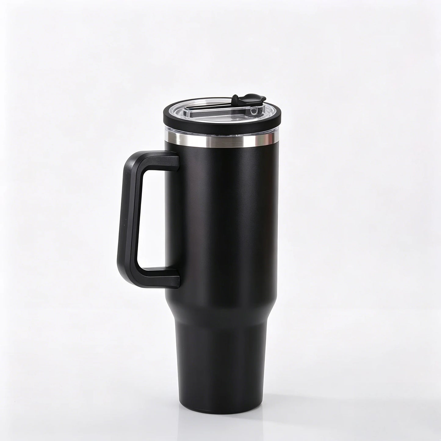 40oz 1200ML Insulated Tumbler w/Handle & Straw, Double Wall Thermal Cup, Travel Coffee Mug, Gift