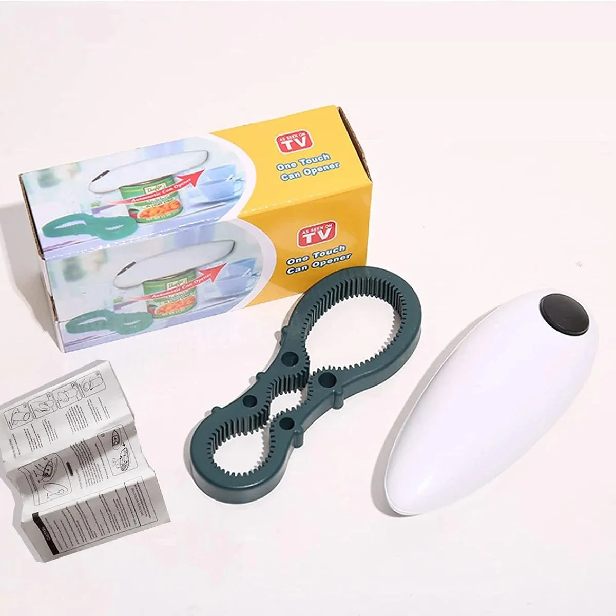 Electric Can Opener Automatic Jar Bottle Opener Hands Free Easy Pull Tab Battery Powered Batteries Not Included