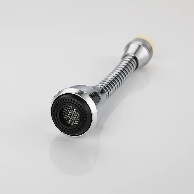 2 Modes Kitchen Stainless Steel Faucet Sprayer, 360° Rotating Water-Saving Splash Proof Tap Extender Bubbler