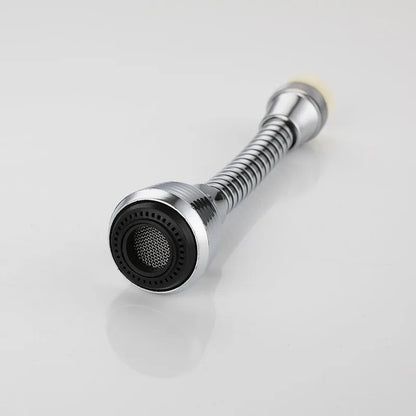 2 Modes Kitchen Stainless Steel Faucet Sprayer, 360° Rotating Water-Saving Splash Proof Tap Extender Bubbler