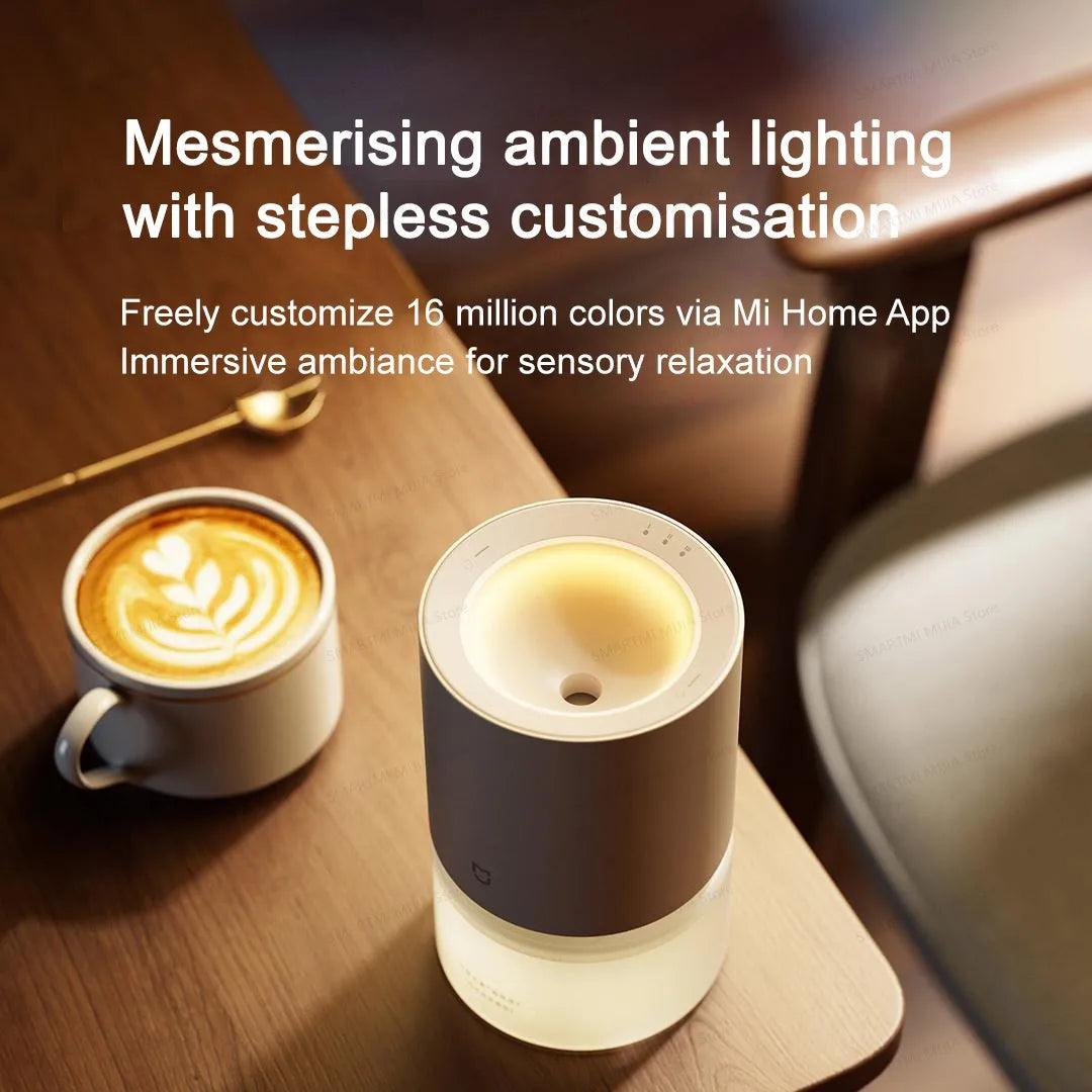 MIJIA Smart Scent Diffuser Set, Increases intensity when a person is detected, 3 concentration levels, 16 million colours