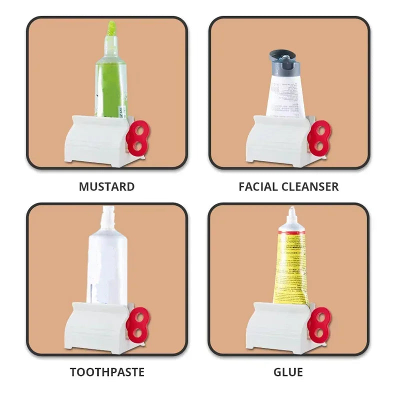Toothpaste Tube Squeezer Efficient Hassle Free Design for Smooth Brushing Experience Bathroom Organizer Tool Home