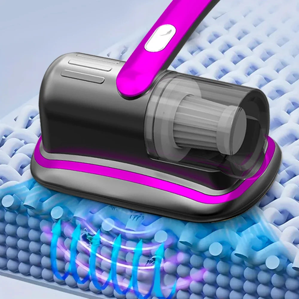 Wireless Handheld Mattress Vacuum Cleaner with UV-C Light HEPA Filter And Ultrasonic Vibration12KPa for Bed Sofa Car Seat Carpet