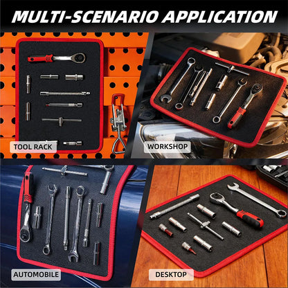 Rafford3-Piece Magnetic Tool Mat Set – PVC, Strong Magnet, Non-Slip, Organize Tools Easily