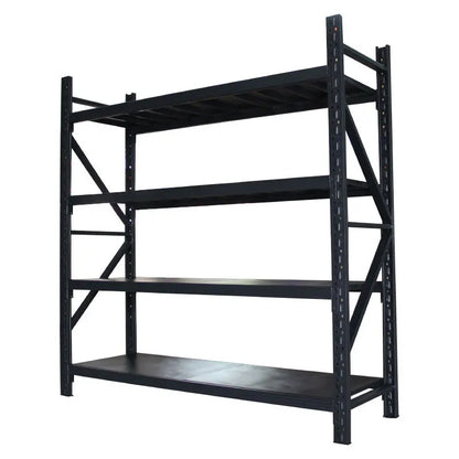 Heavy-Duty Storage Rack, 3 4 5 Tier Adjustable Warehouse Shelving, Detachable Industrial Storage Shelves for Hotel Linen Rooms