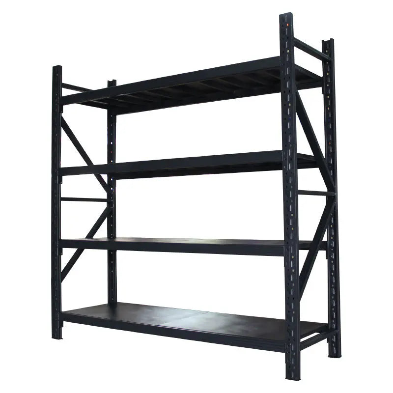 Heavy-Duty Storage Rack, 3 4 5 Tier Adjustable Warehouse Shelving, Detachable Industrial Storage Shelves for Hotel Linen Rooms