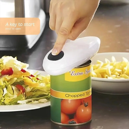 Electric Can Opener Automatic Jar Bottle Opener Hands Free Easy Pull Tab Battery Powered Batteries Not Included