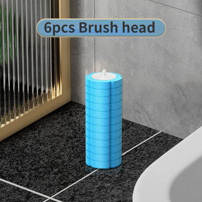 Disposable Toilet Brush Replaceable Wall-mounted Long Handle Toilet Brush Cleaning Tools WC Bathroom Accessories