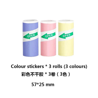 Portable Mini Thermal Printer Wirelessly BT 203dpi Photo Label Memo Wrong Question Printing With USB Cable Imprimante Portable