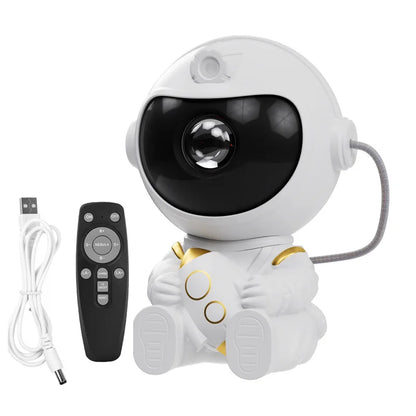 LED Astronaut Projector Night Light Nebula Sky Ceiling Galaxy Star Lights Bedroom Home Party Decorative Children Kids Gift