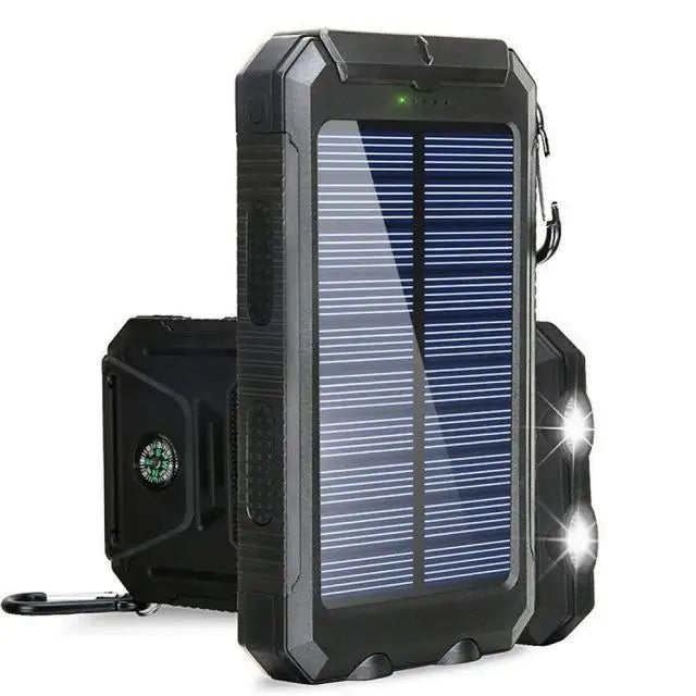 Solar Power Bank 80000mAh Portable Power Bank External Battery Fast Charging Strong Light LDE Light for All Smartphones