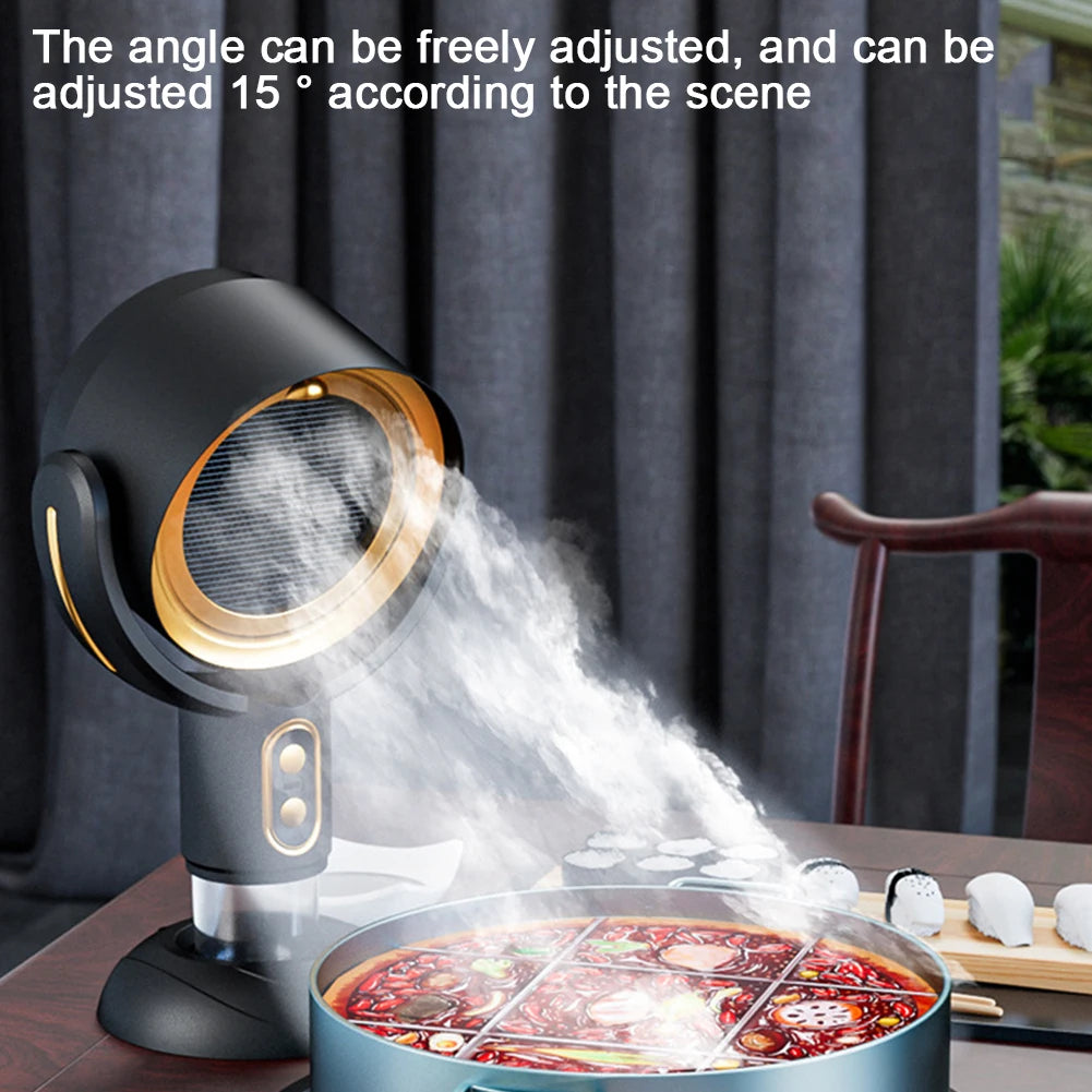 Desktop Range Hood Portable Range Hood 15 Degree Adjustable Kitchen Exhaust Fan Cooker Range Hood For Cooking Indoor Barbecues