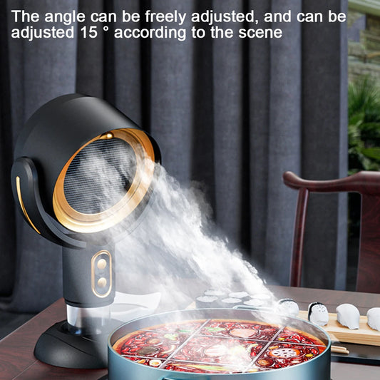 Desktop Range Hood Portable Range Hood 15 Degree Adjustable Kitchen Exhaust Fan Cooker Range Hood For Cooking Indoor Barbecues