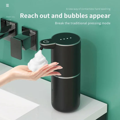 380ML Rechargeable Electric 4 Levels Adjustable Automatic Sensor Soap Dispenser Intelligent Hand Sanitizer Pump Washing Machine