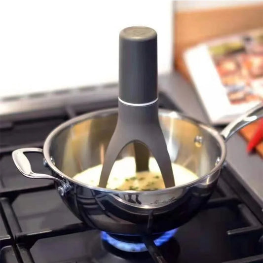 Automatic Triangle Stirrer - Hands-Free Electric Egg Whisk & Kitchen Mixer for Baking, Cooking, and Whipping Cream