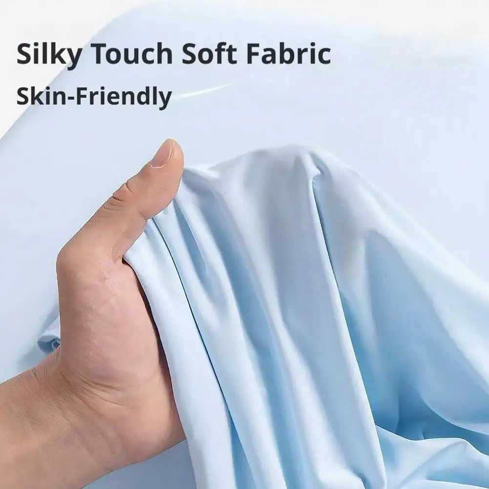 Breathable Cooling Pillowcase For Hot Sleepers & Night Sweats, Silky Soft Pillow Cases Fiber Pillowcase For Better Sleep