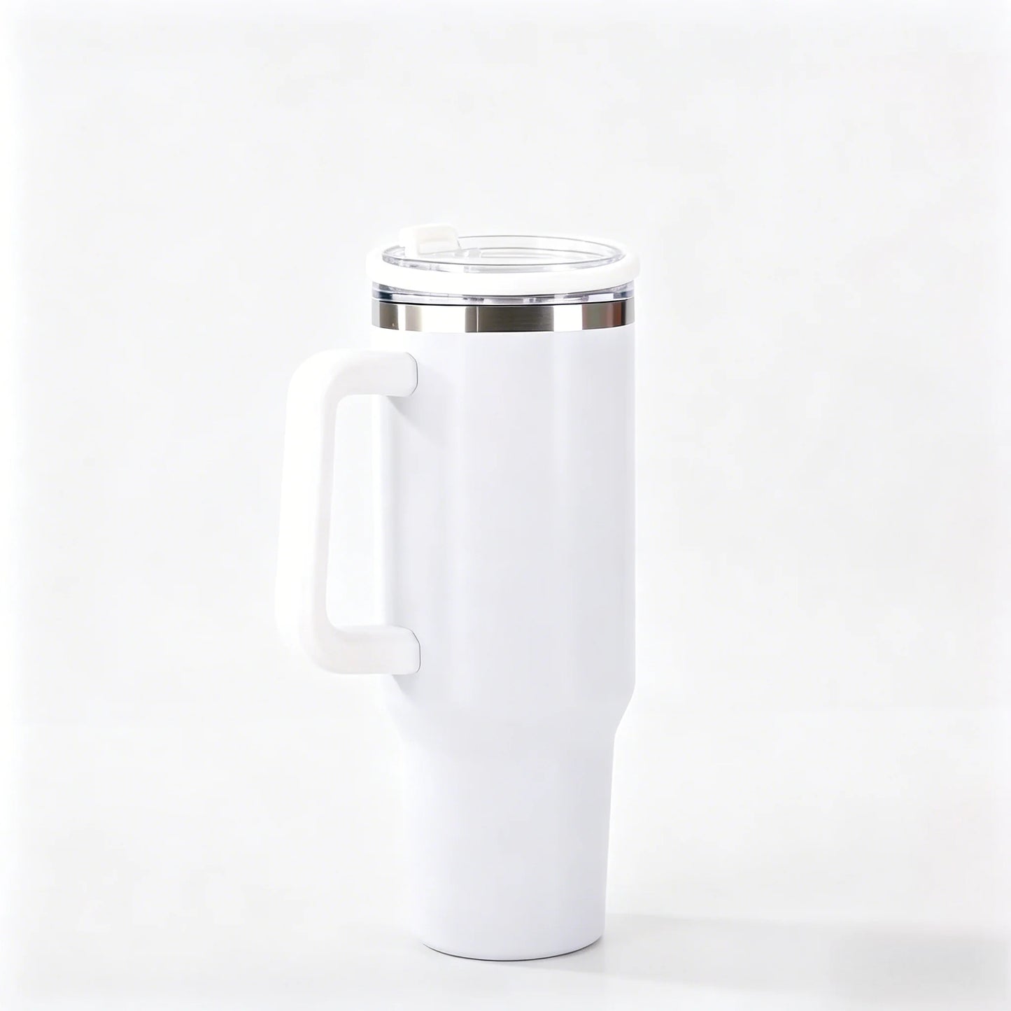 40oz 1200ML Insulated Tumbler w/Handle & Straw, Double Wall Thermal Cup, Travel Coffee Mug, Gift