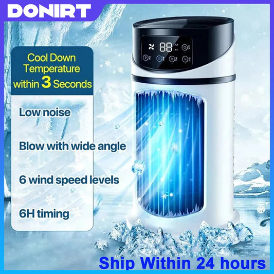 Portable Air Conditioner USB Mini Air Conditioner Air Cooler Fan Water Cooling Fan Air Conditioning Air Cooler For Home Office