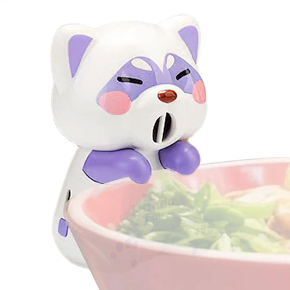 3 Speeds Cute Animal Mini Food Cooling Fan USB Rechargeable Portable Clip On Design Personal Food Fan Low Noise For Kids Aldult