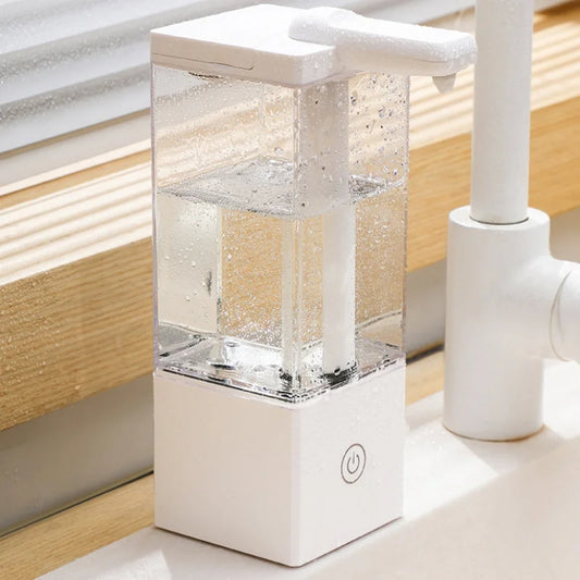 Rechargeable Automatic Sensor Soap Dispenser Touchless Liquid Dispenser for Kitchen Bathroom Hand Sanitizer Shampoo Shower