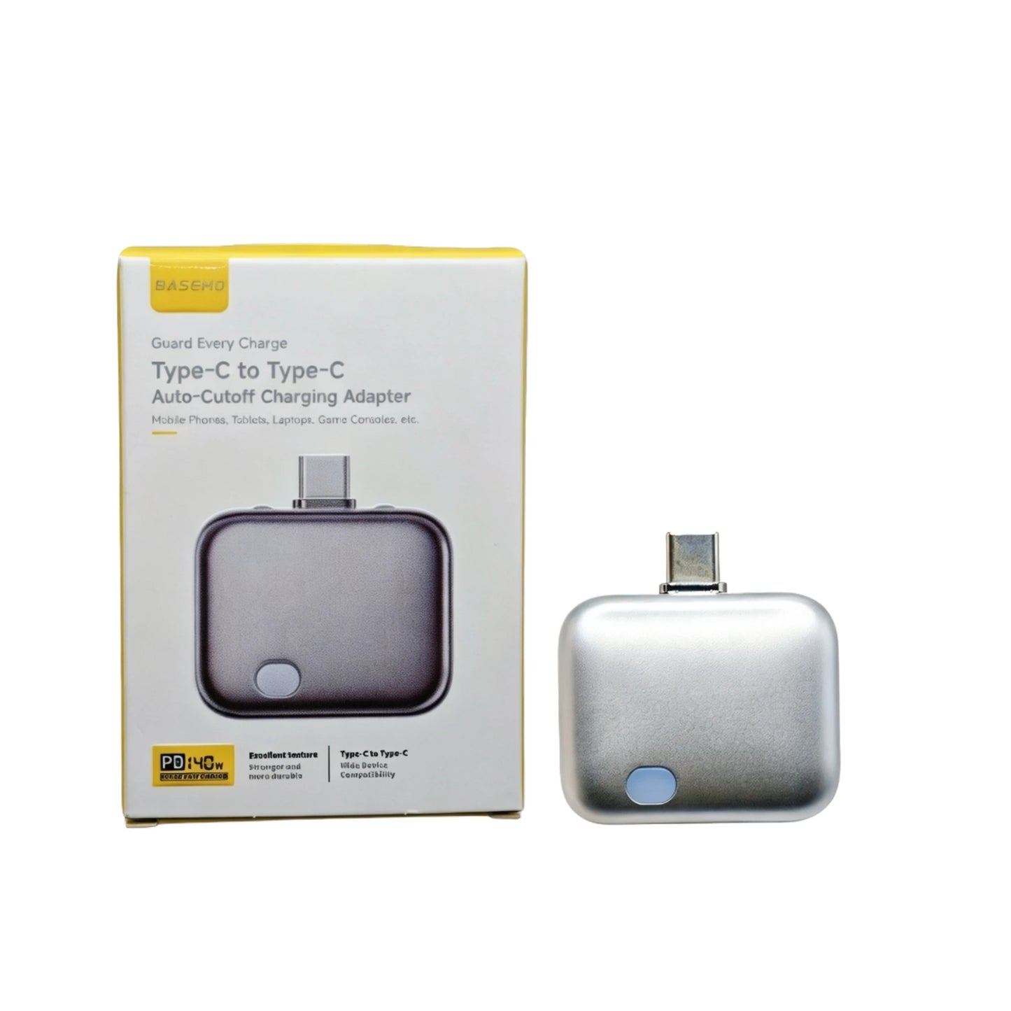 Auto-Disconnect Charging Adapter 140W Type-C Fast Charge Safety Separator Automatically Cut Power Eject Phone When Fully Charged