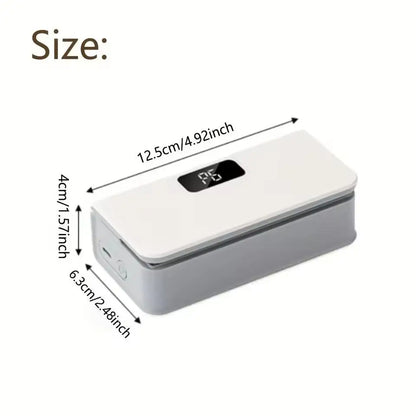 Portable Mini Bag Sealer with Cutter 6 Speed Adjustment LED Display No Preheating Food Storage Bag Heat Sealer