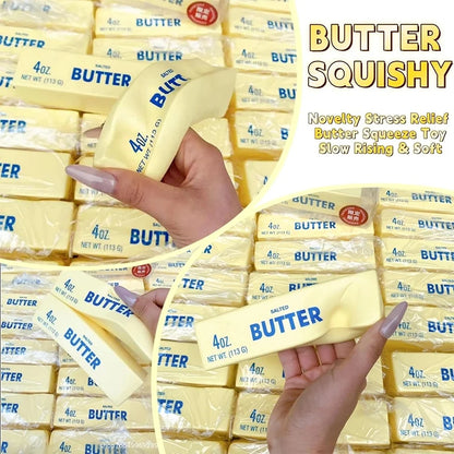 Squishy Butter Stick Fidget Toy Sticky Butter Stick Slow Rebound Stress Ball Squeeze Toy Anti-stress Sensory Toy for Adults