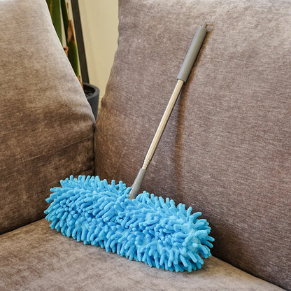 Fan Dusting Brush|Extendable Telescopic Cleaning Duster Brush|Long Handle Dusting Wand for Ceiling Fan-FurniturelChenille Duster