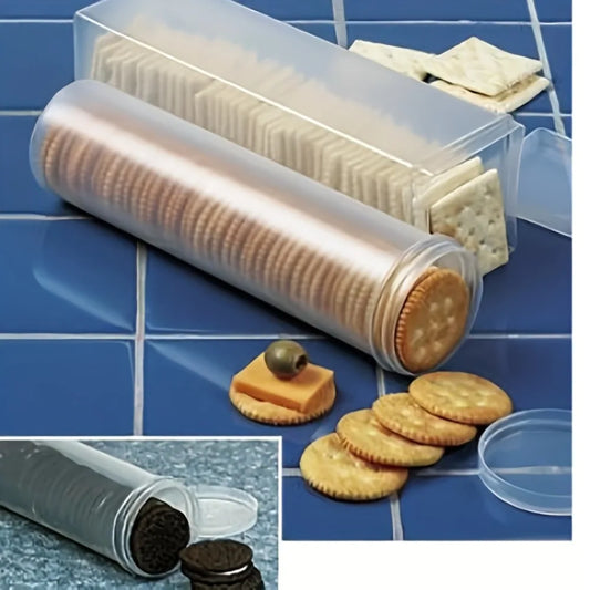 Stackable Airtight Food Storage Containers with Flip-Top Lids -Organizers, Space-Saving Round & Rectangular Design for Kitchen