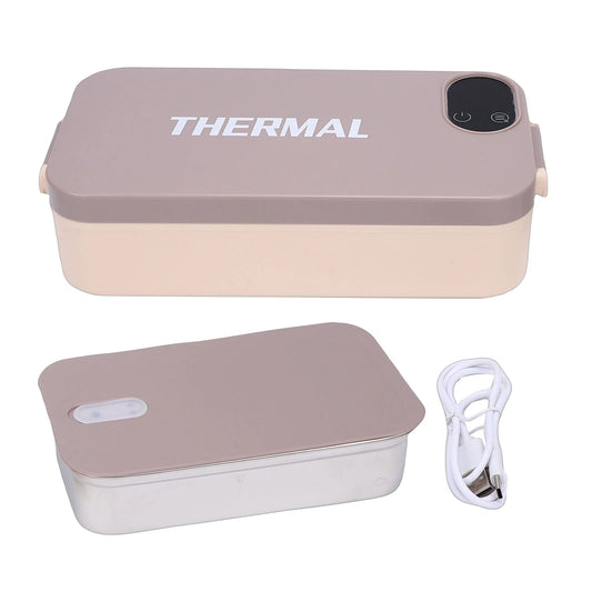 Electric Lunch Box 304 Stainless Steel Digital Display Quick Heated Lunch Box for Office Travel Lunch Box Quick Heated Lunch Box