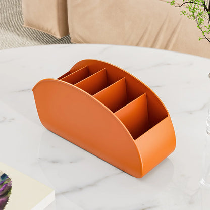 1pc Control Holder - Remote Caddy Tray Organizer for TV, Media Players, Pens,  Space-Saving Desktop & Bedside Table Organizer