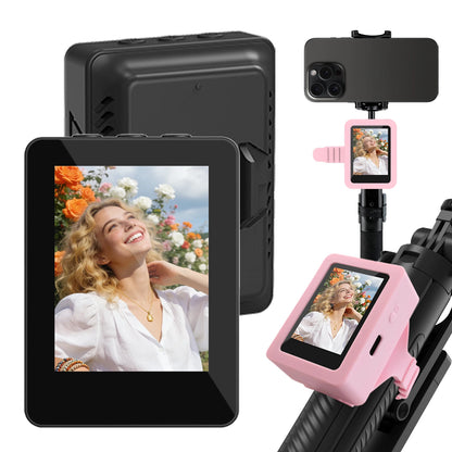 Mobile phone rear self-timer display mini self-timer monitor screen mobile phone screen caster control remote photo bluetooth re