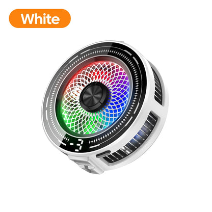 Magnetic/Back Clip Phone Cooler Low-Noise 3 Levels Temperature Control Wireless Phone Cooler Display Screen For iPhone Xiaomi
