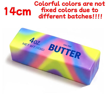 Squishy Butter Stick Fidget Toy Sticky Butter Stick Slow Rebound Stress Ball Squeeze Toy Anti-stress Sensory Toy for Adults