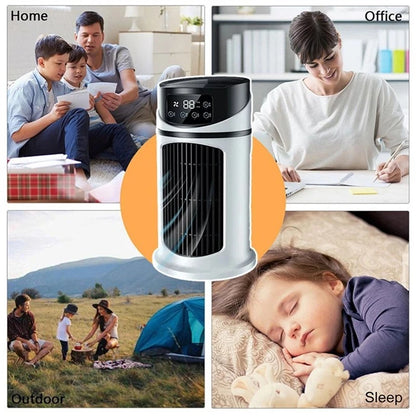 Portable Air Conditioner USB Mini Air Conditioner Air Cooler Fan Water Cooling Fan Air Conditioning Air Cooler For Home Office