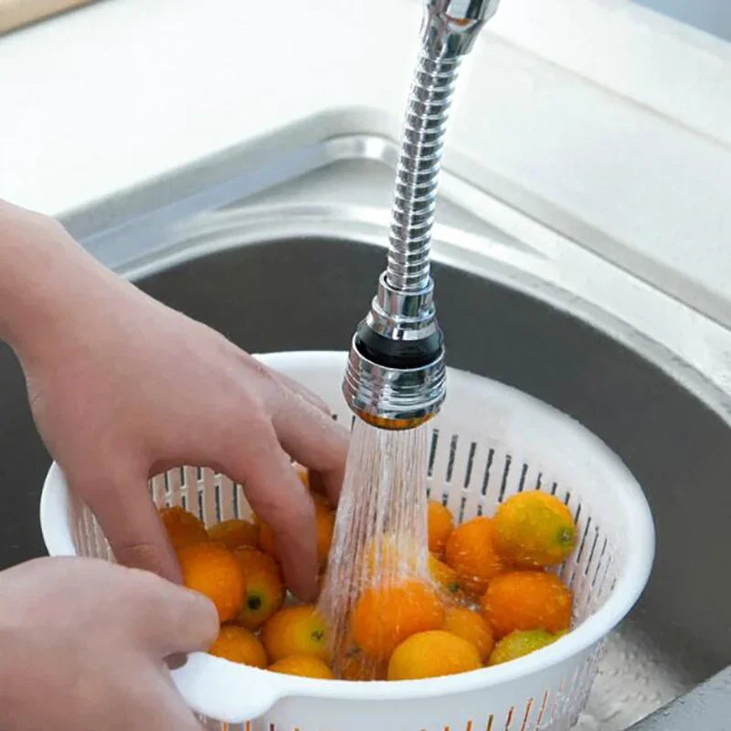 360° Rotatable Faucet Extender Dual Mode Water Saving Spray Head, Universal Pressure Sprayer Faucet Filter for Kitchen Bathroom