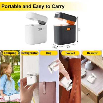 Plastic Bags Sealer Mini Bag Sealer Handheld Rechargeable Bag Sealer Machine Portable Resealer Machine Sealer for Plastic Bags