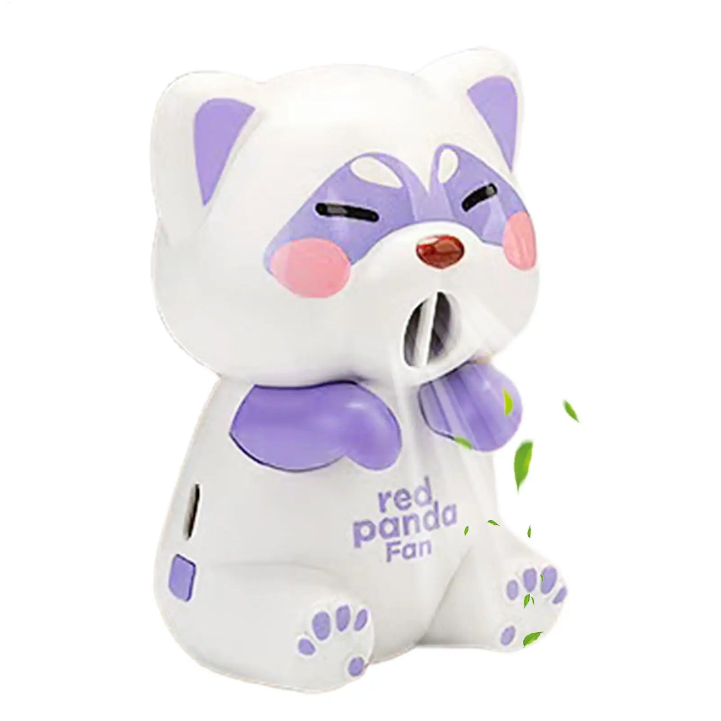 3 Speeds Cute Animal Mini Food Cooling Fan USB Rechargeable Portable Clip On Design Personal Food Fan Low Noise For Kids Aldult