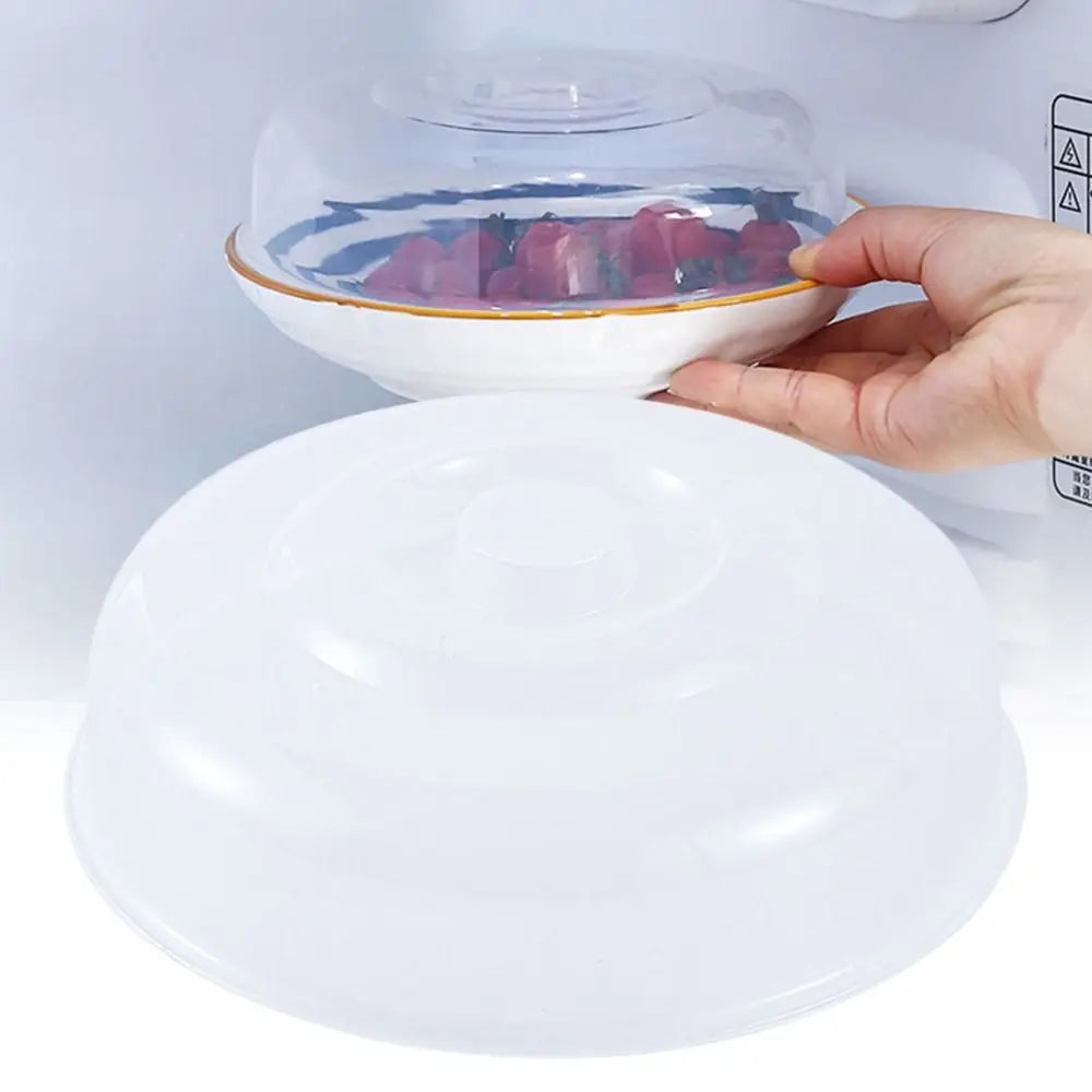 1Pcs Fresh Keeping Microwave Splatter Cover for Kitchen Bowls Cake Dish Plastic Food Fresh Lid Reusable Vented