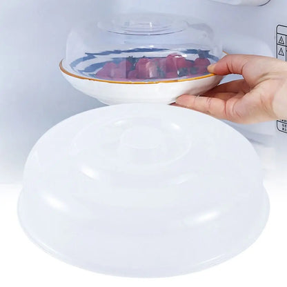 1Pcs Fresh Keeping Microwave Splatter Cover for Kitchen Bowls Cake Dish Plastic Food Fresh Lid Reusable Vented