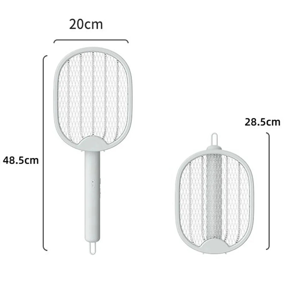 3000V Foldable Electric Mosquito Killer USB Rechargeable Fly Trap Mosquito Swatter Racket Insect Killer With UV Light Bug Zapper