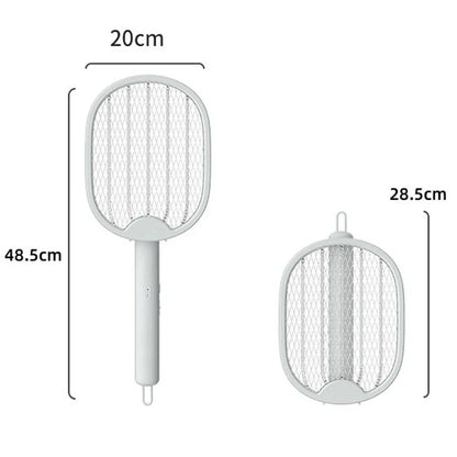 3000V Foldable Electric Mosquito Killer USB Rechargeable Fly Trap Mosquito Swatter Racket Insect Killer With UV Light Bug Zapper