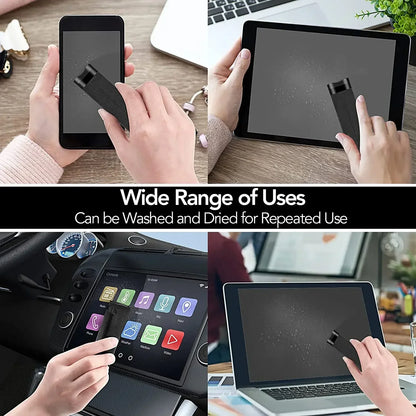 2 in 1 Mini Screen Cleaner Spray Bottle Portable Reusable Mobile Phone Tablet PC Laptop Screen Dust Remover Microfiber Cleaners